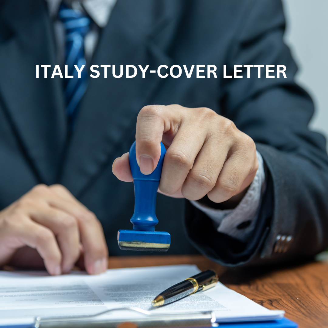 cover letter for visa application to italy